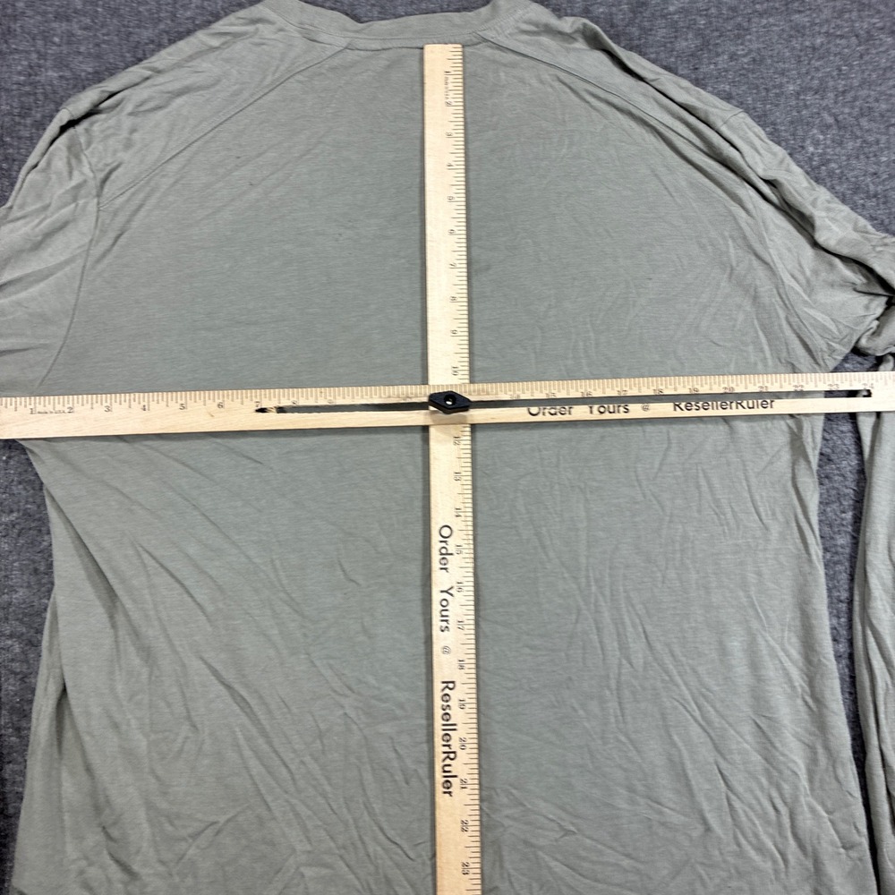 Free Fly Bamboo Long Sleeve Shirt Mens 2XL Gray Performance Lightweight Stain - Picture 7 of 10